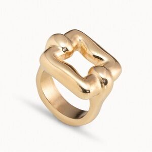 Unode50 Uno de 50 Square Link Ring Size 8